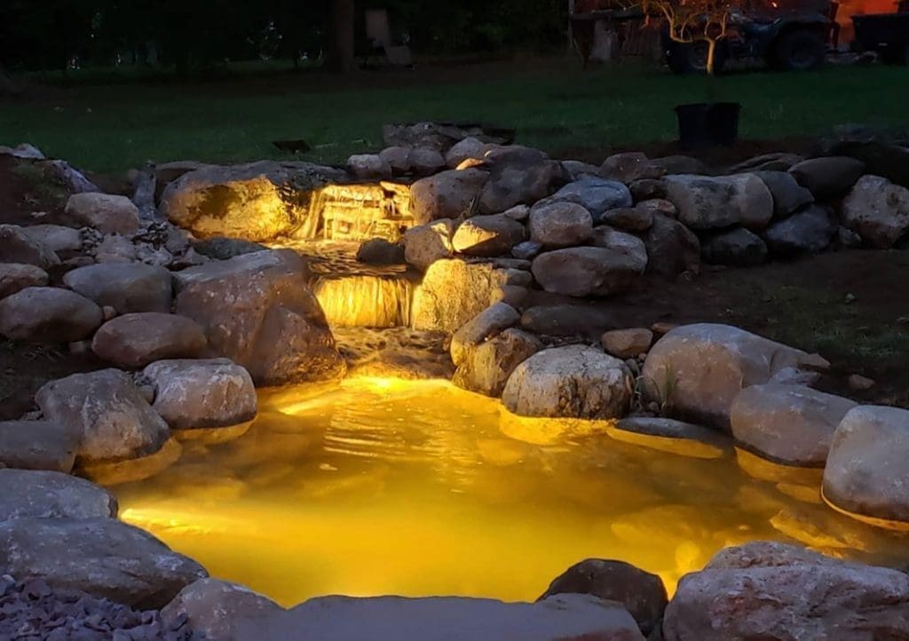 Ponds, pondless water features, fountainscapes, and high-end aquatic landscaping for Massachusetts and beyond