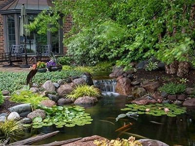 Ponds, pondless water features, fountainscapes, and high-end aquatic landscaping for Massachusetts and beyond