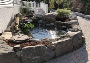 Ponds, pondless water features, fountainscapes, and high-end aquatic landscaping for Massachusetts and beyond