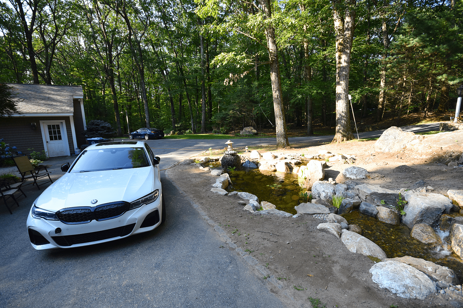 Fire Feature at Night