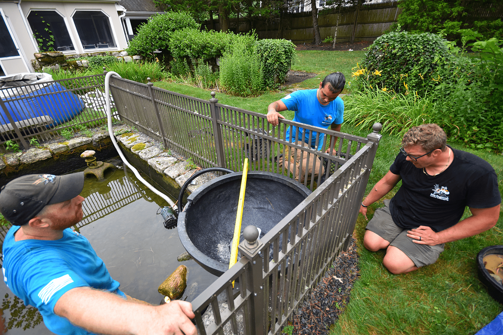 40-inch Custom Spillway Bowl Installation