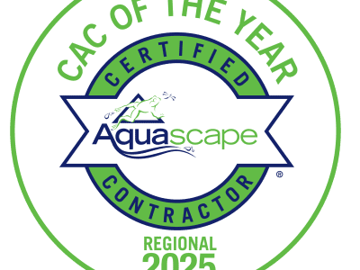 Aquascape 2025 Certified Contractor badge