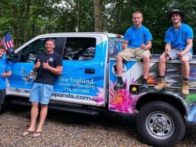 Ponds, pondless water features, fountainscapes, and high-end aquatic landscaping for Massachusetts and beyond