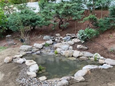 Ponds, pondless water features, fountainscapes, and high-end aquatic landscaping for Massachusetts and beyond