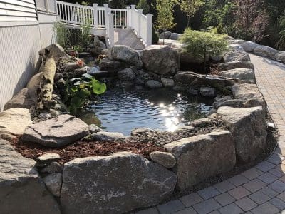 Ponds, pondless water features, fountainscapes, and high-end aquatic landscaping for Massachusetts and beyond