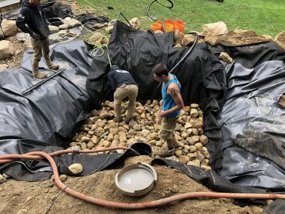 Ponds, pondless water features, fountainscapes, and high-end aquatic landscaping for Massachusetts and beyond