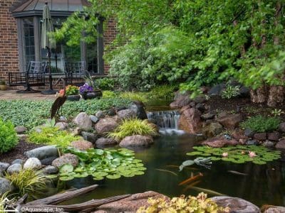 Ponds, pondless water features, fountainscapes, and high-end aquatic landscaping for Massachusetts and beyond