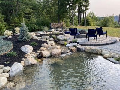 Ponds, pondless water features, fountainscapes, and high-end aquatic landscaping for Massachusetts and beyond