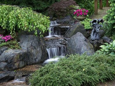 Ponds, pondless water features, fountainscapes, and high-end aquatic landscaping for Massachusetts and beyond